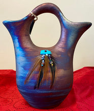 Load image into Gallery viewer, Raku Wedding Vase