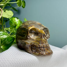 Load image into Gallery viewer, Brecciated Mookaite Jasper Skull