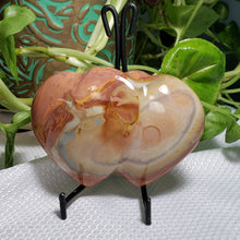 Load image into Gallery viewer, Desert Jasper Double Heart