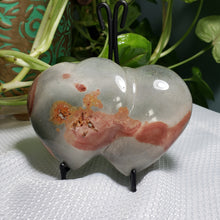 Load image into Gallery viewer, Desert Jasper Double Heart