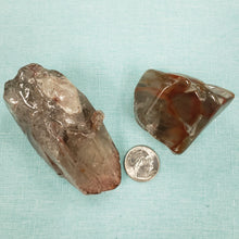 Load image into Gallery viewer, Rooster Tail Quartz Amphibole Tumbled Freeform