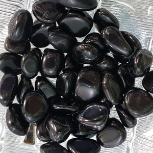 Black Obsidian Tumbled