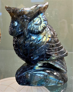Labradorite Owl