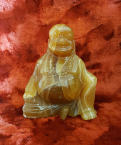 Golden Calcite Buddha