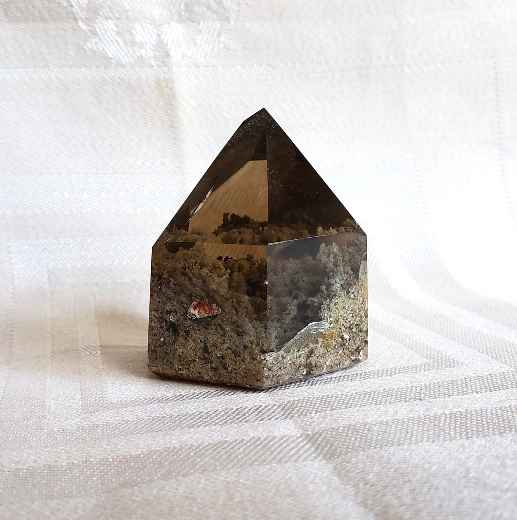 Smoky Quartz Generator with Chlorite