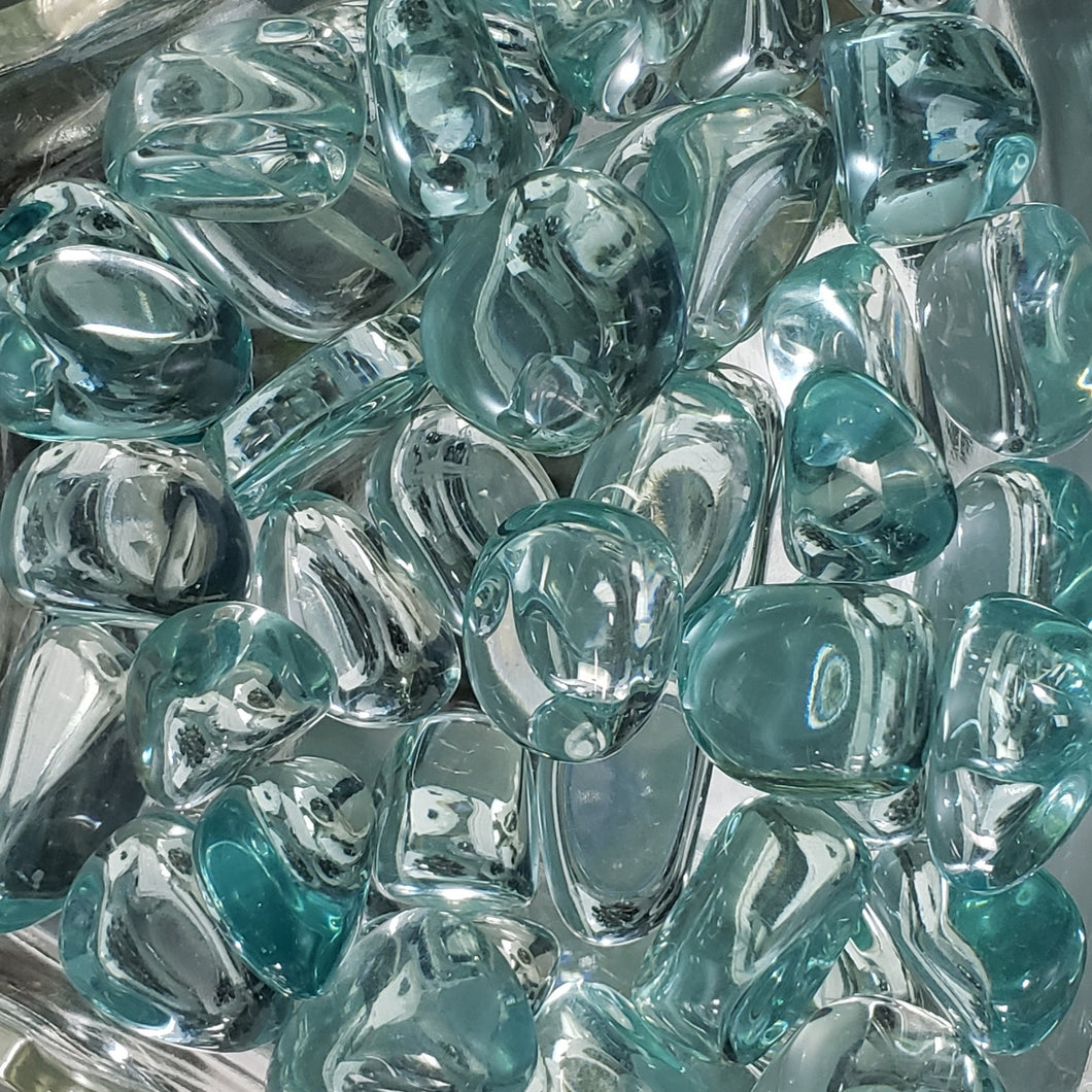 Blue Obsidian Tumbled