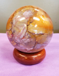 Thuya Wooden Sphere Holder