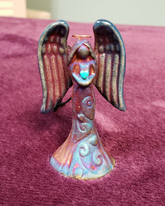 Raku Spirit Angel Ornament