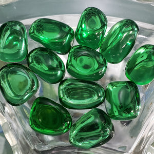 Green Obsidian Tumbled