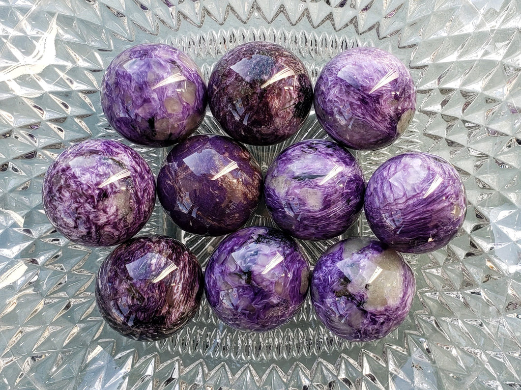 Charoite Sphere