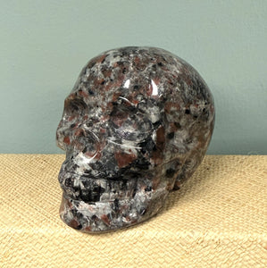 Flame Stone Skull