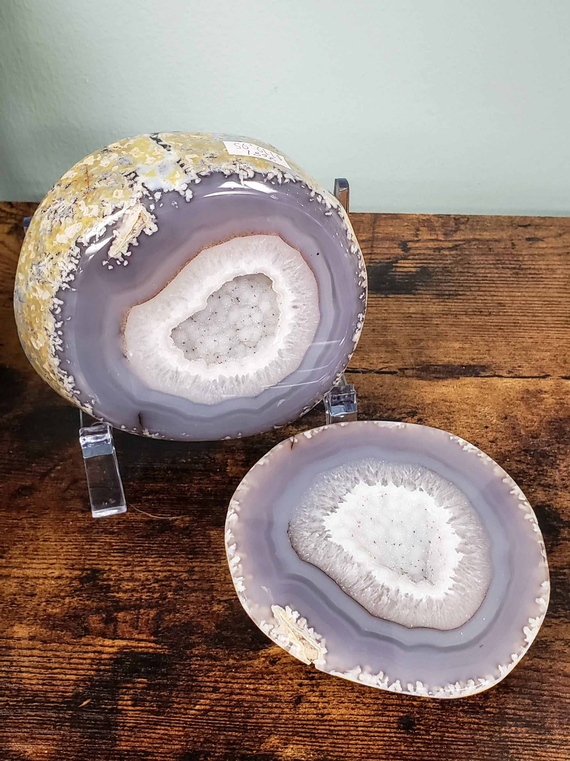 Agate Geode Pair AA
