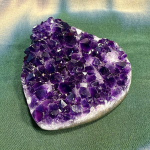 Amethyst Druzy Heart