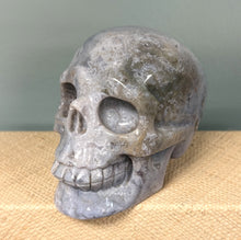 Load image into Gallery viewer, Moss Agate Skull
