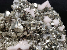 Load image into Gallery viewer, Pyrite with White Calcite Specimen
