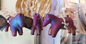 6" Raku Horse Figurine