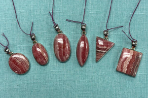 Rhodochrosite Pendant