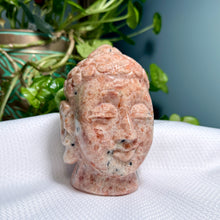 Load image into Gallery viewer, Sunstone Buddha Head
