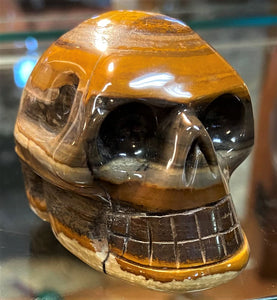 Banded Jasper Skull