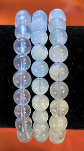 Aquamarine Bead Bracelet