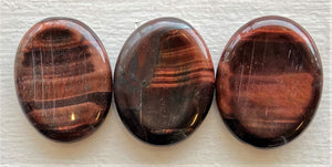 Red Tiger's Eye Worry Stone