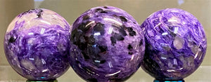 Charoite Spheres