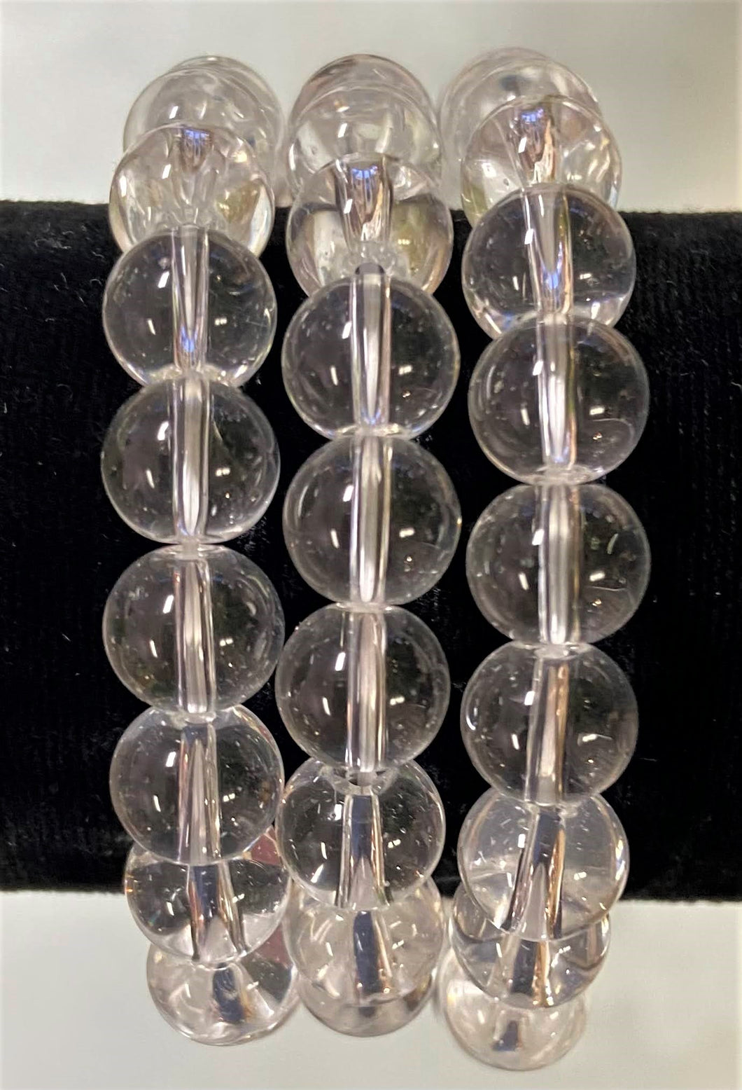 Clear Quartz 8mm Bead Bracelet