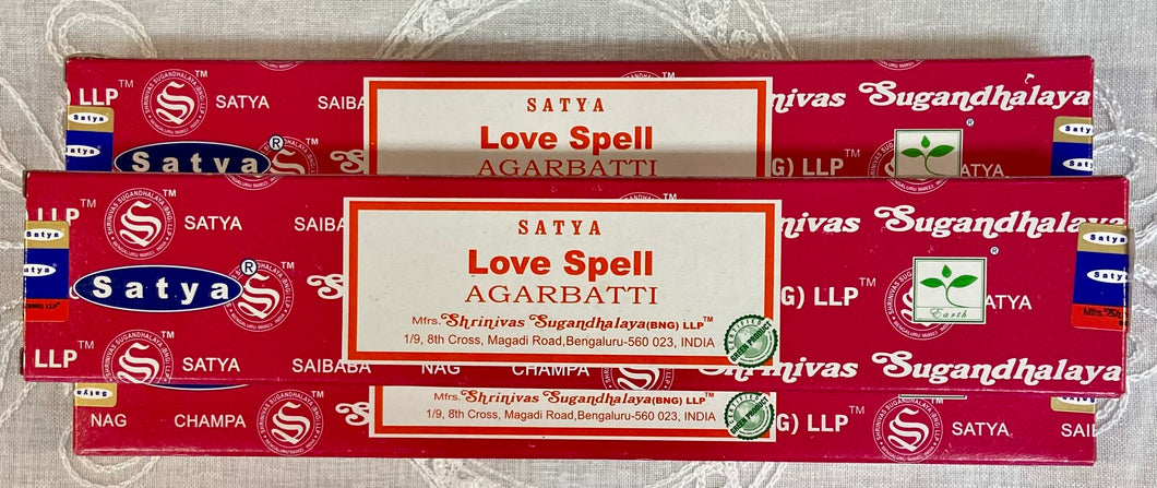 Love Spell Nag Champa Agarbatti Incense