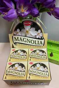 Magnolia HEM Incense Cones