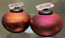 Load image into Gallery viewer, Raku Dream Jar with Crystal on Lid
