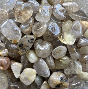 Rutilated Quartz Tumbled