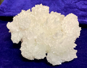 White Aragonite Cluster Large