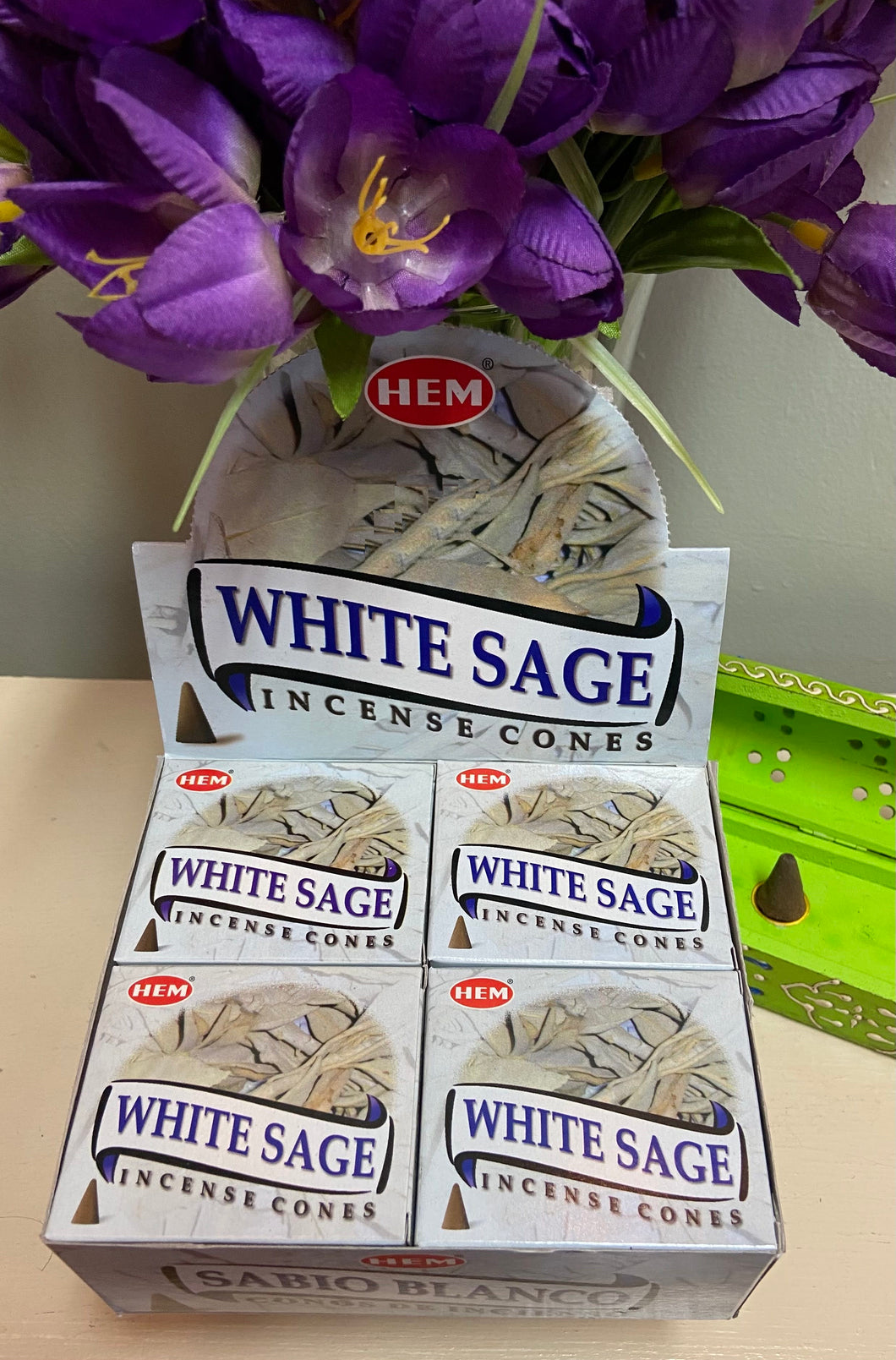 White Sage HEM Incense Cones